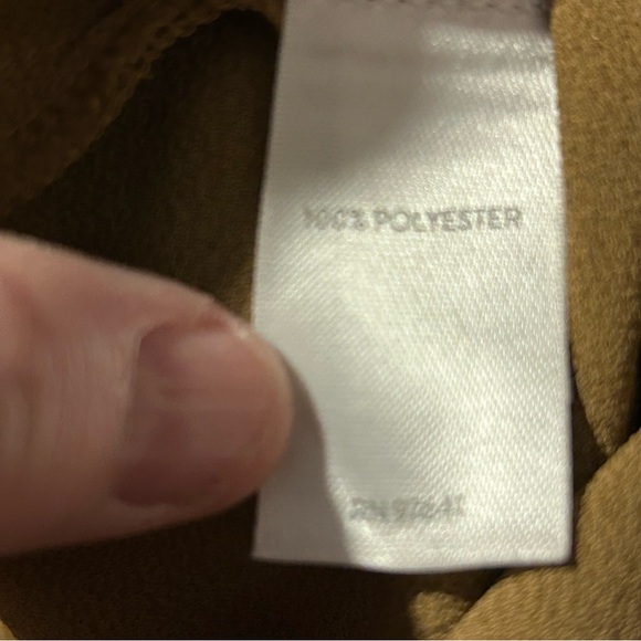 J Jill Bundle of Two Button Down Blouses Burgundy, Nutmeg - Extra Large Petite - Picture 10 of 11